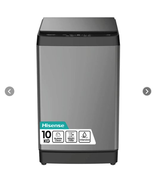 Lavadora de Carga Superior 10 Kg WT3K1023UT Hisense
