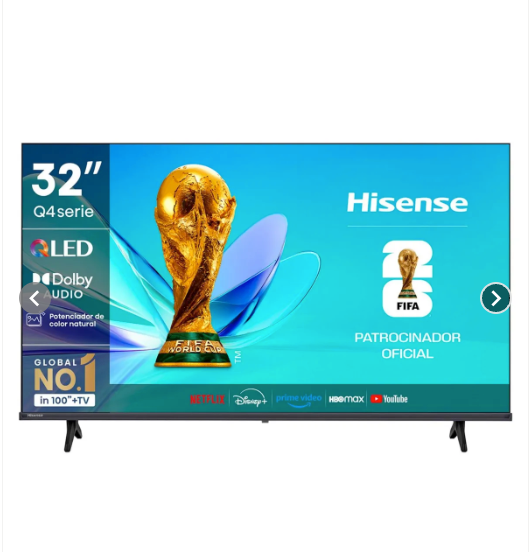 QLED Smart Tv 32" Q4SV HD Hisense