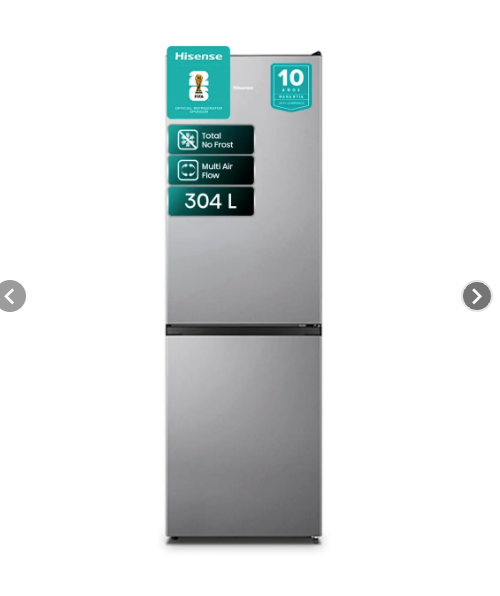 Refrigerador Bottom Freezer 304 Litros No Frost RD-39WC Hisense