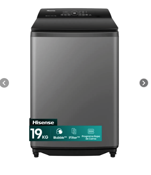 Lavadora Carga Superior WT3I1923UT 19 Kg Hisense